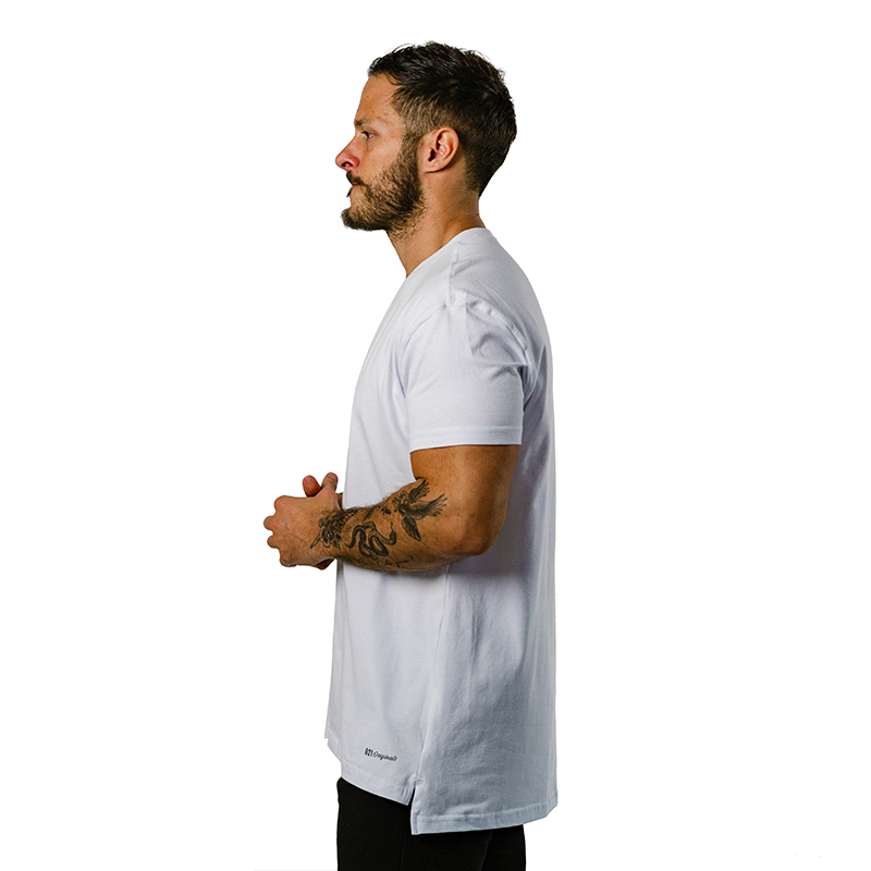 021 ESSENTIAL SPLIT-HEM T-SHIRT - PACOTE