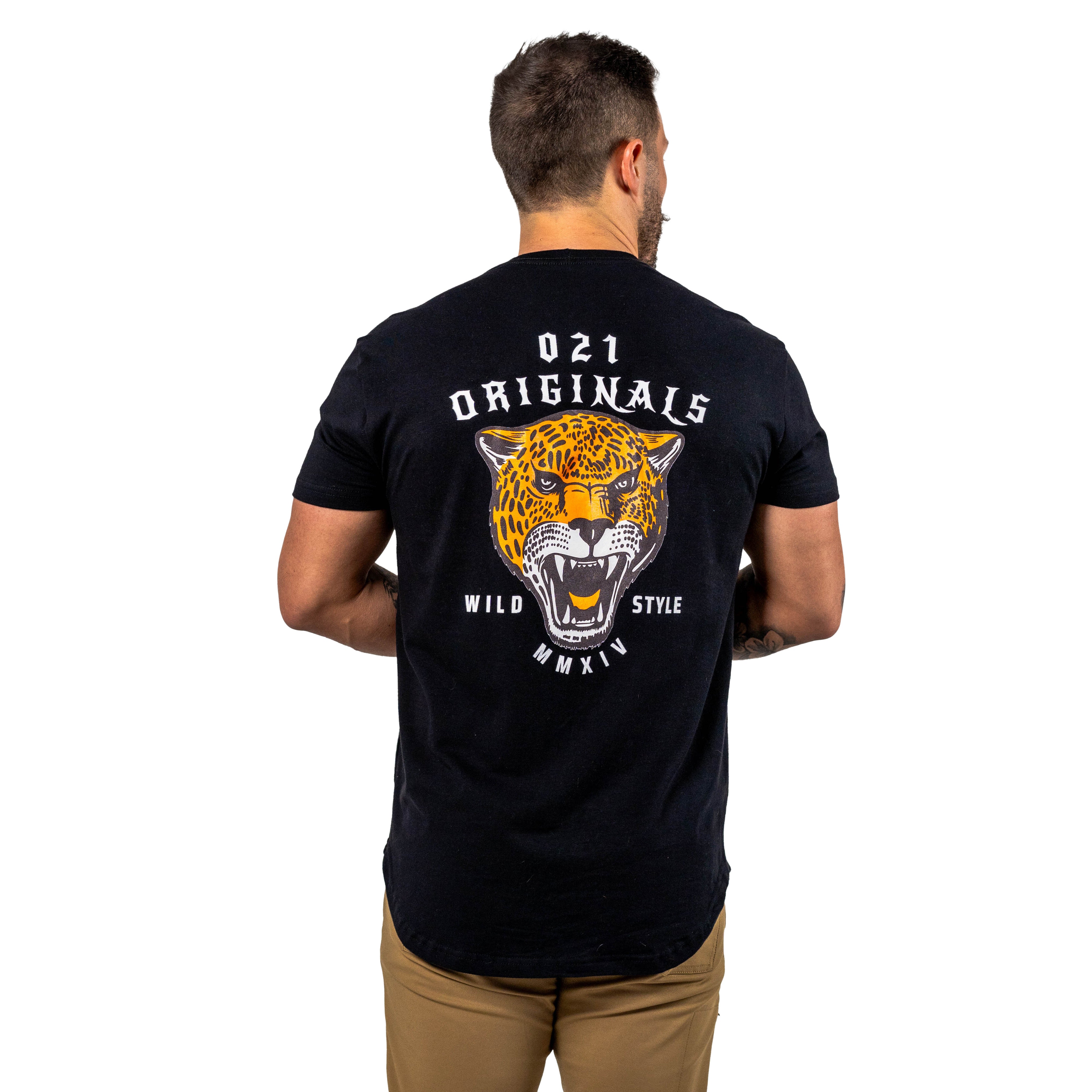 WILD STYLE DROP-CUT T-SHIRT - PRETO