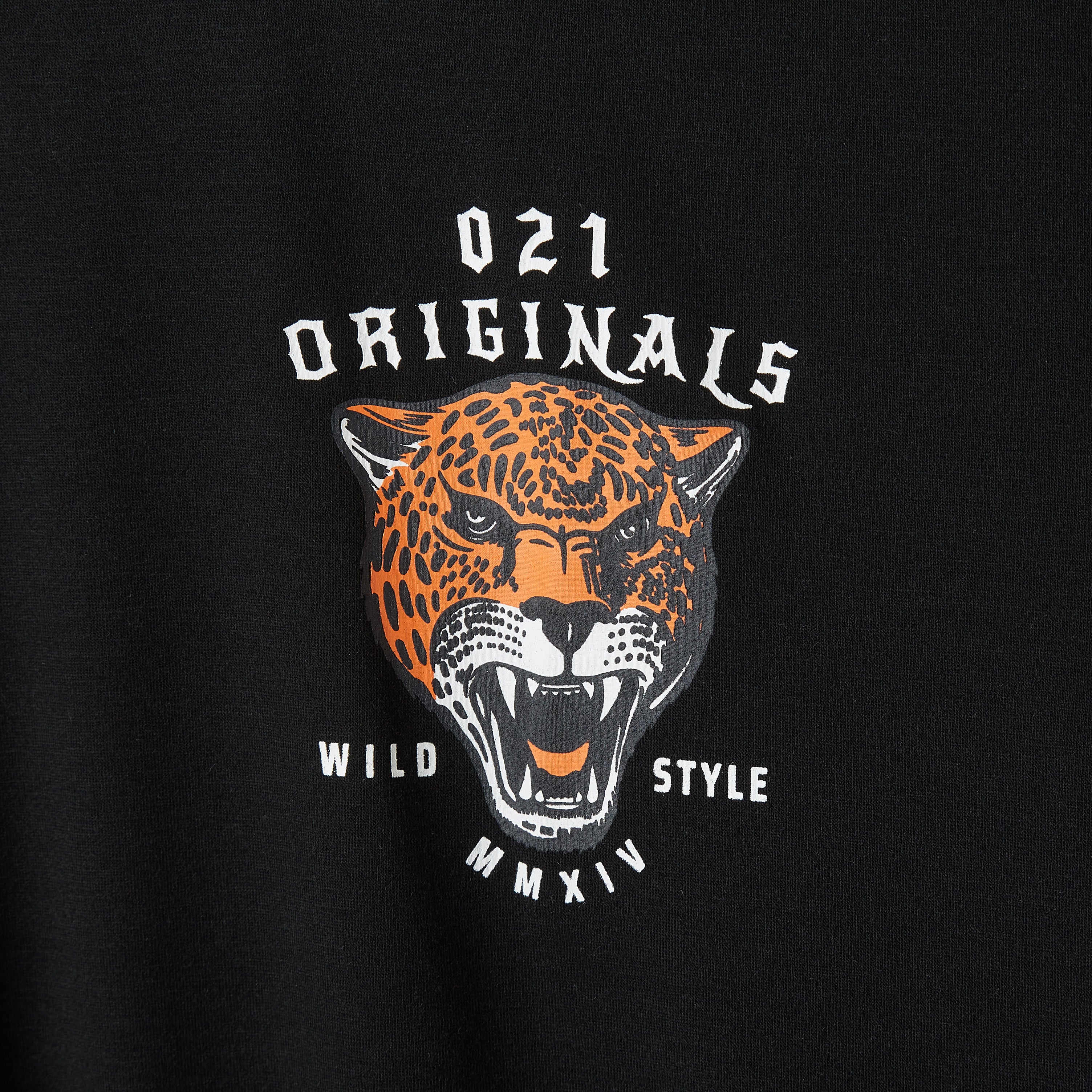 WILD STYLE DROP-CUT T-SHIRT - PRETO