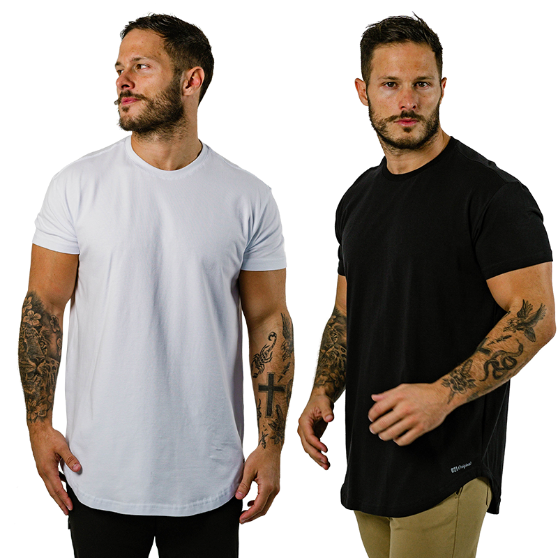 021 ESSENTIAL DROP-CUT T-SHIRT - PACOTE